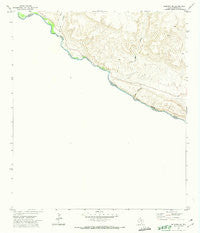 Redford SE Texas Historical topographic map, 1:24000 scale, 7.5 X 7.5 Minute, Year 1971