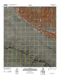 Redford SE Texas Historical topographic map, 1:24000 scale, 7.5 X 7.5 Minute, Year 2011