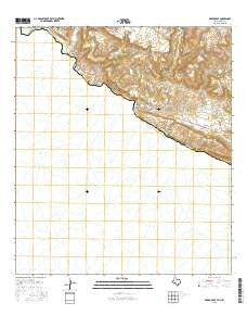 Redford SE Texas Current topographic map, 1:24000 scale, 7.5 X 7.5 Minute, Year 2016