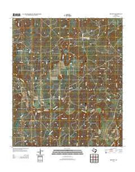 Regency Texas Historical topographic map, 1:24000 scale, 7.5 X 7.5 Minute, Year 2012