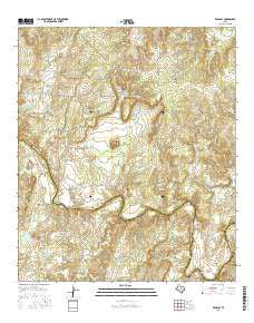 Regency Texas Current topographic map, 1:24000 scale, 7.5 X 7.5 Minute, Year 2016