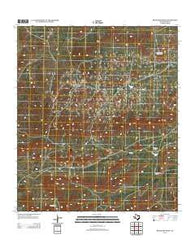 Reininger Draw Texas Historical topographic map, 1:24000 scale, 7.5 X 7.5 Minute, Year 2012