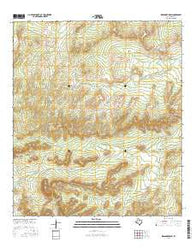 Reininger Draw Texas Current topographic map, 1:24000 scale, 7.5 X 7.5 Minute, Year 2016