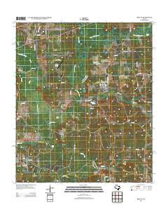 Reklaw Texas Historical topographic map, 1:24000 scale, 7.5 X 7.5 Minute, Year 2013