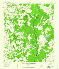 Reliance Texas Historical topographic map, 1:24000 scale, 7.5 X 7.5 Minute, Year 1959
