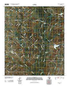 Reliance Texas Historical topographic map, 1:24000 scale, 7.5 X 7.5 Minute, Year 2010