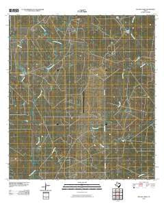Retama Creek Texas Historical topographic map, 1:24000 scale, 7.5 X 7.5 Minute, Year 2010