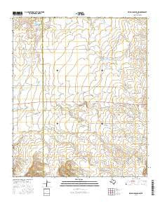 Reynolds Bend NW Texas Current topographic map, 1:24000 scale, 7.5 X 7.5 Minute, Year 2016