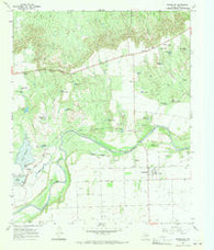 Rhineland Texas Historical topographic map, 1:24000 scale, 7.5 X 7.5 Minute, Year 1967