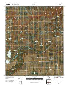 Rhineland Texas Historical topographic map, 1:24000 scale, 7.5 X 7.5 Minute, Year 2010