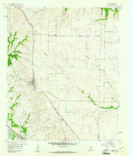 Rhome Texas Historical topographic map, 1:24000 scale, 7.5 X 7.5 Minute, Year 1960