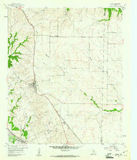 Rhome Texas Historical topographic map, 1:24000 scale, 7.5 X 7.5 Minute, Year 1960