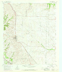 Rhome Texas Historical topographic map, 1:24000 scale, 7.5 X 7.5 Minute, Year 1960
