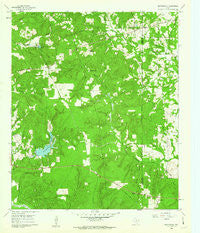 Rhonesboro Texas Historical topographic map, 1:24000 scale, 7.5 X 7.5 Minute, Year 1960