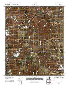 Rhonesboro Texas Historical topographic map, 1:24000 scale, 7.5 X 7.5 Minute, Year 2010