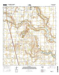 Ricardo Texas Current topographic map, 1:24000 scale, 7.5 X 7.5 Minute, Year 2016