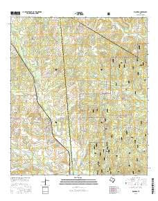 Richards Texas Current topographic map, 1:24000 scale, 7.5 X 7.5 Minute, Year 2016
