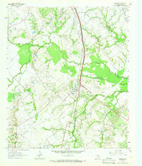 Richland Texas Historical topographic map, 1:24000 scale, 7.5 X 7.5 Minute, Year 1963
