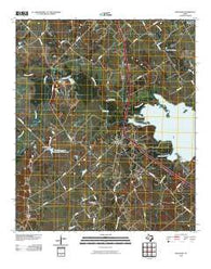 Richland Texas Historical topographic map, 1:24000 scale, 7.5 X 7.5 Minute, Year 2010