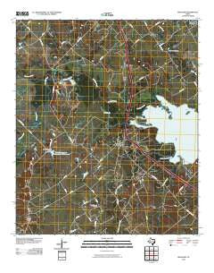 Richland Texas Historical topographic map, 1:24000 scale, 7.5 X 7.5 Minute, Year 2010