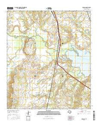 Richland Texas Current topographic map, 1:24000 scale, 7.5 X 7.5 Minute, Year 2016