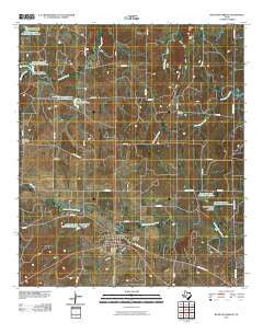 Richland Springs Texas Historical topographic map, 1:24000 scale, 7.5 X 7.5 Minute, Year 2010