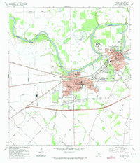 Richmond Texas Historical topographic map, 1:24000 scale, 7.5 X 7.5 Minute, Year 1971