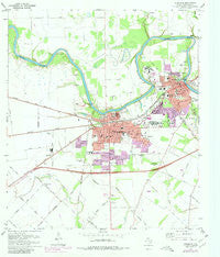 Richmond Texas Historical topographic map, 1:24000 scale, 7.5 X 7.5 Minute, Year 1971