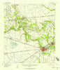Richmond Texas Historical topographic map, 1:62500 scale, 15 X 15 Minute, Year 1955