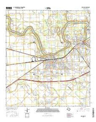 Richmond Texas Current topographic map, 1:24000 scale, 7.5 X 7.5 Minute, Year 2016