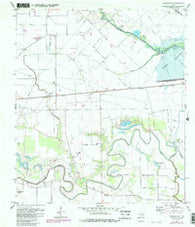 Richmond NE Texas Historical topographic map, 1:24000 scale, 7.5 X 7.5 Minute, Year 1971