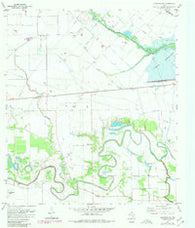 Richmond NE Texas Historical topographic map, 1:24000 scale, 7.5 X 7.5 Minute, Year 1971