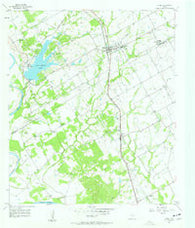 Riesel Texas Historical topographic map, 1:24000 scale, 7.5 X 7.5 Minute, Year 1957