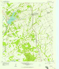 Riesel Texas Historical topographic map, 1:24000 scale, 7.5 X 7.5 Minute, Year 1957