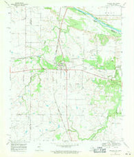 Ringgold Texas Historical topographic map, 1:24000 scale, 7.5 X 7.5 Minute, Year 1968