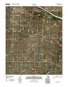 Ringgold Texas Historical topographic map, 1:24000 scale, 7.5 X 7.5 Minute, Year 2010