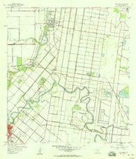 Rio Hondo Texas Historical topographic map, 1:24000 scale, 7.5 X 7.5 Minute, Year 1956