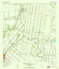 Rio Hondo Texas Historical topographic map, 1:24000 scale, 7.5 X 7.5 Minute, Year 1956