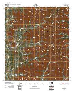 Rio Frio Texas Historical topographic map, 1:24000 scale, 7.5 X 7.5 Minute, Year 2010