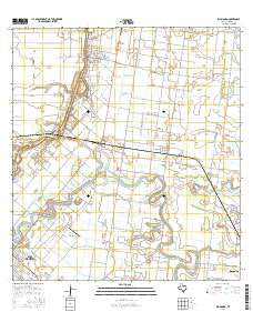 Rio Hondo Texas Current topographic map, 1:24000 scale, 7.5 X 7.5 Minute, Year 2016