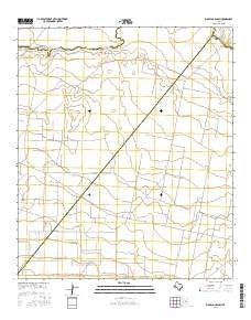 Rio Pecos Ranch Texas Current topographic map, 1:24000 scale, 7.5 X 7.5 Minute, Year 2016