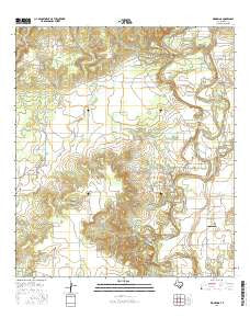 Riomedina Texas Current topographic map, 1:24000 scale, 7.5 X 7.5 Minute, Year 2016