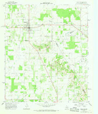 Rising Star Texas Historical topographic map, 1:24000 scale, 7.5 X 7.5 Minute, Year 1966