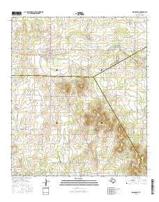 Rising Star Texas Current topographic map, 1:24000 scale, 7.5 X 7.5 Minute, Year 2016