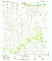 Riverland Cemetery Texas Historical topographic map, 1:24000 scale, 7.5 X 7.5 Minute, Year 1985