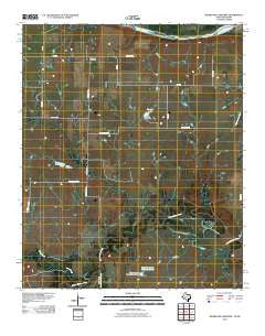 Riverland Cemetery Texas Historical topographic map, 1:24000 scale, 7.5 X 7.5 Minute, Year 2010