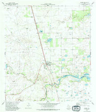 Riviera Texas Historical topographic map, 1:24000 scale, 7.5 X 7.5 Minute, Year 1979