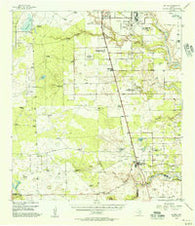 Riviera Texas Historical topographic map, 1:62500 scale, 15 X 15 Minute, Year 1954