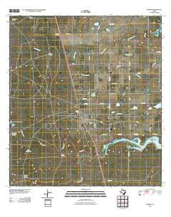 Riviera Texas Historical topographic map, 1:24000 scale, 7.5 X 7.5 Minute, Year 2010