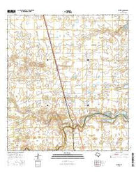 Riviera Texas Current topographic map, 1:24000 scale, 7.5 X 7.5 Minute, Year 2016